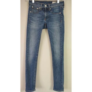 Rag & Bone Cate Ankle Skinny Women's Jeans Sz 24 medium wash